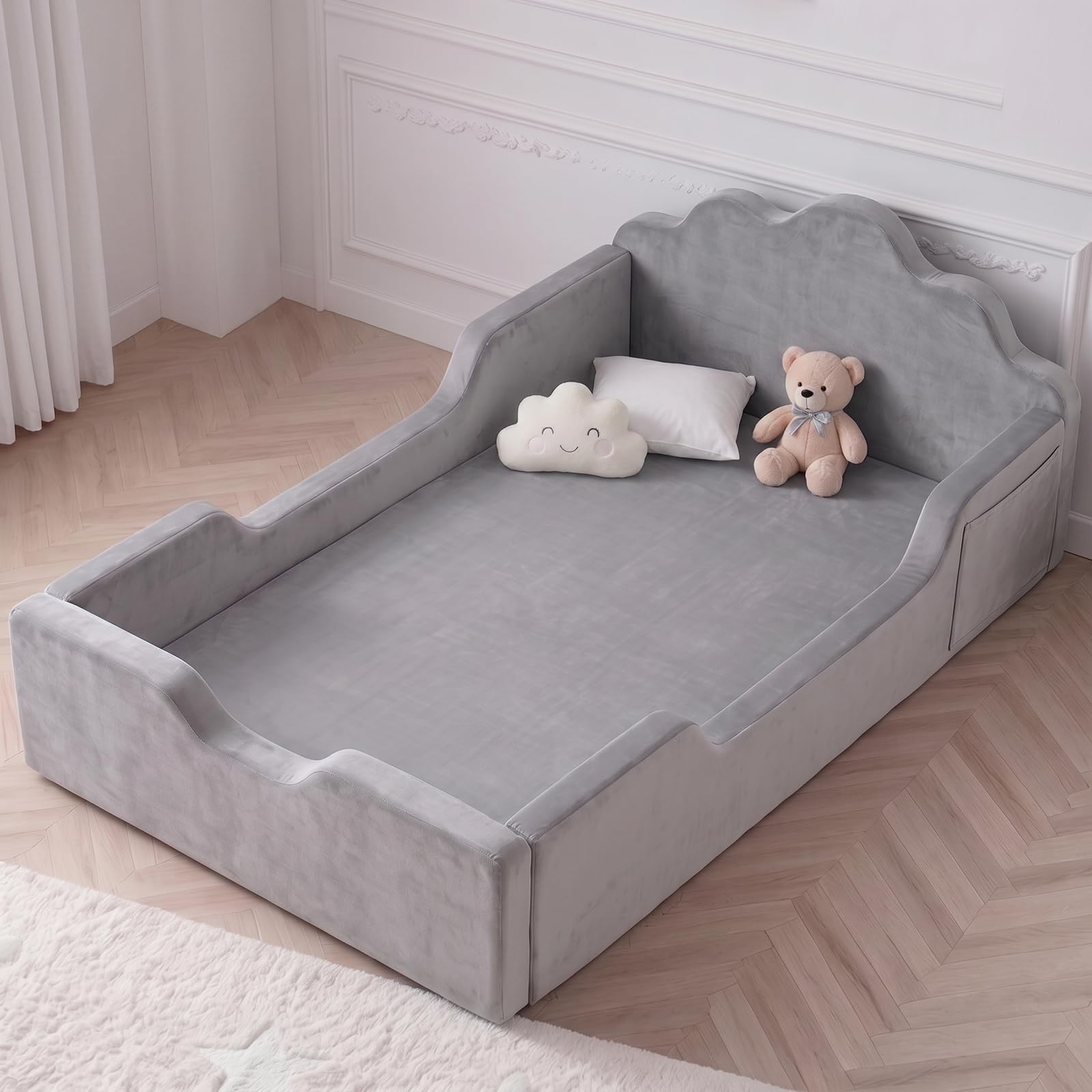 Soft Washable Foam Toddler Floor Bed