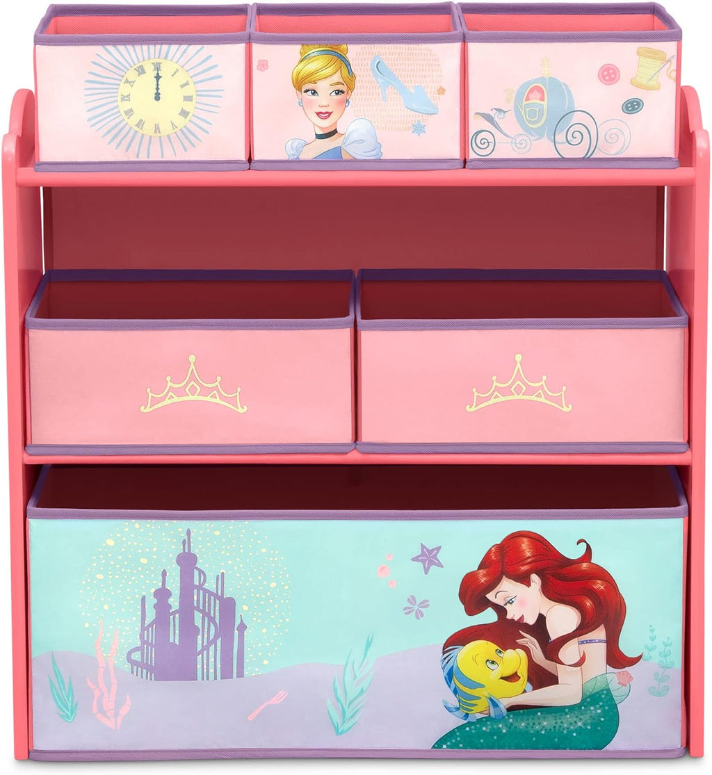 6 Bin Kids Toy Storage Organizer