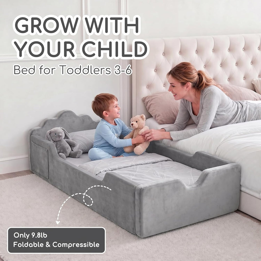 Soft Washable Foam Toddler Floor Bed