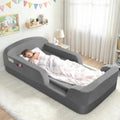 Foam Guardrail Toddler Floor Bed