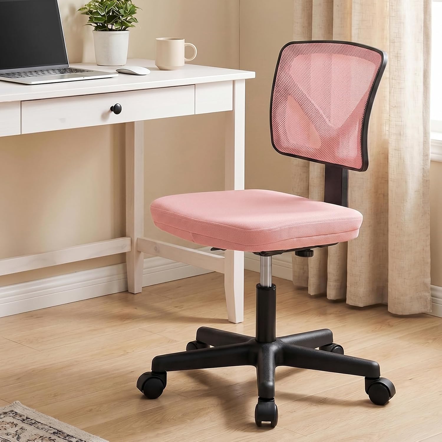 Mesh Adjustable Ergonomic Armless Chair