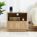 Mid-Century USB Storage Nightstand