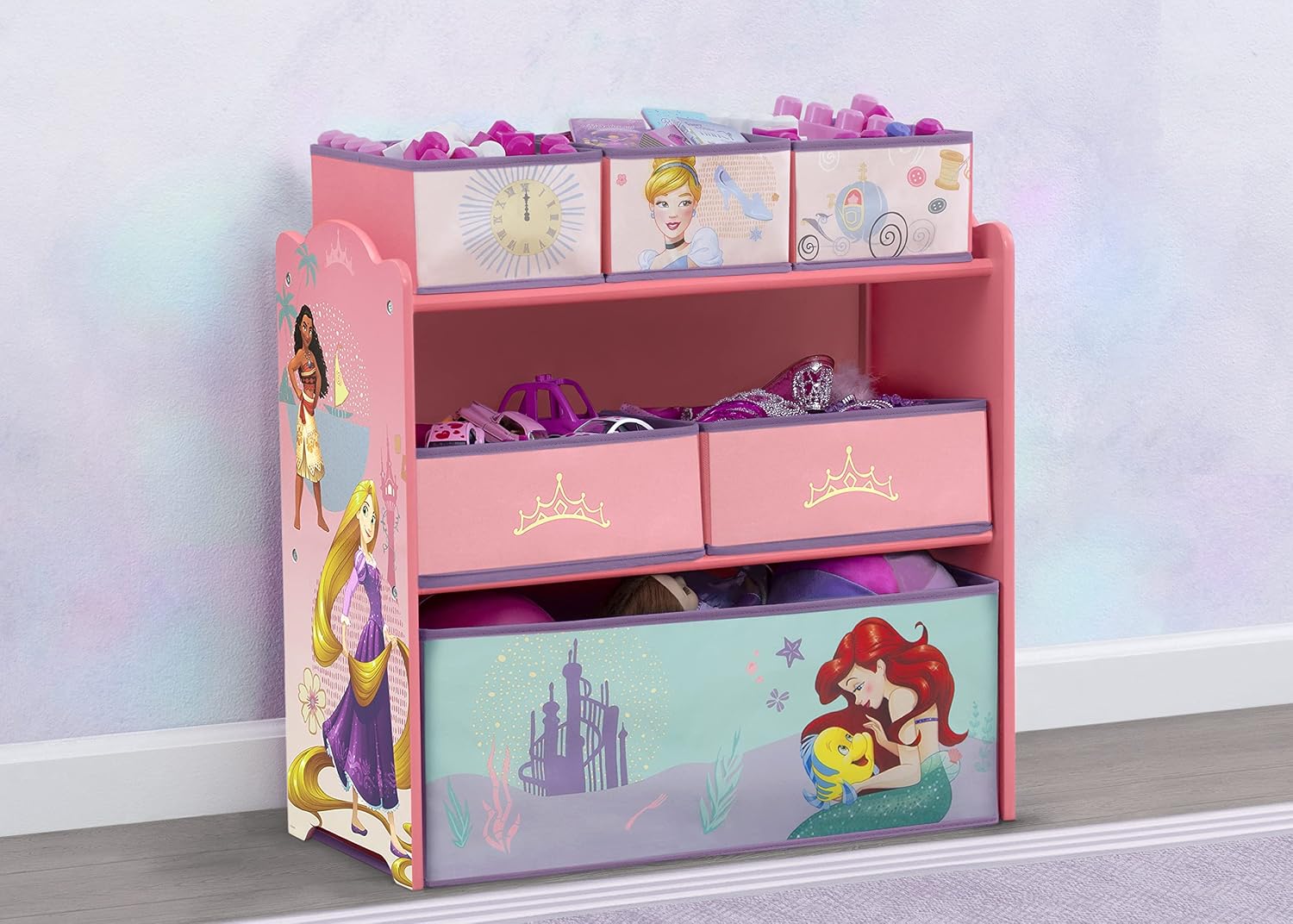 6 Bin Kids Toy Storage Organizer