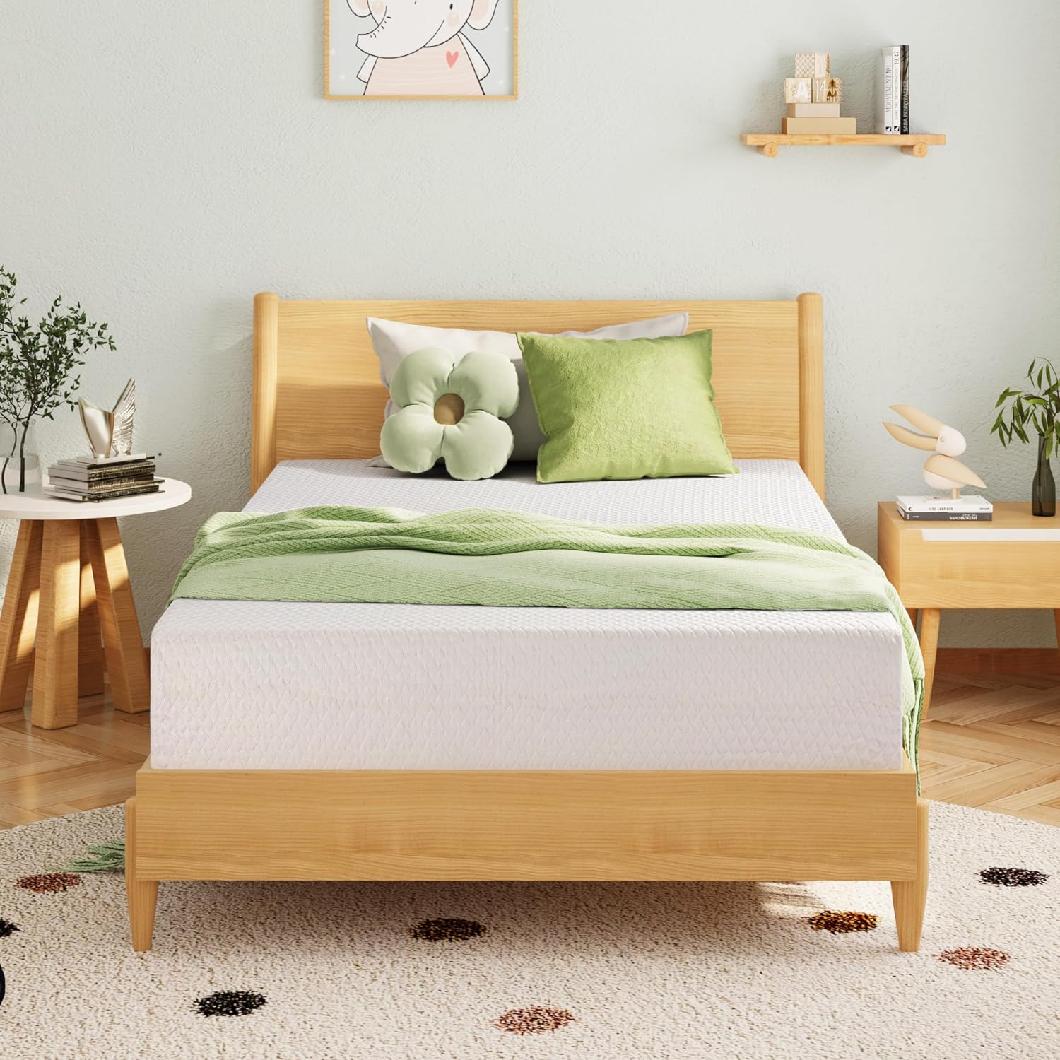 Green Tea Foam Twin Kids Mattress