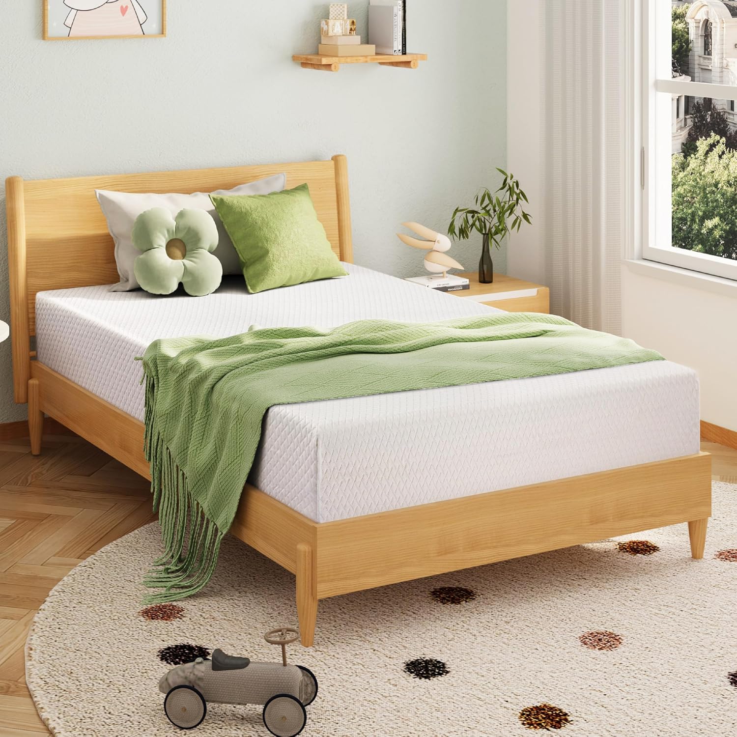 Green Tea Foam Twin Kids Mattress