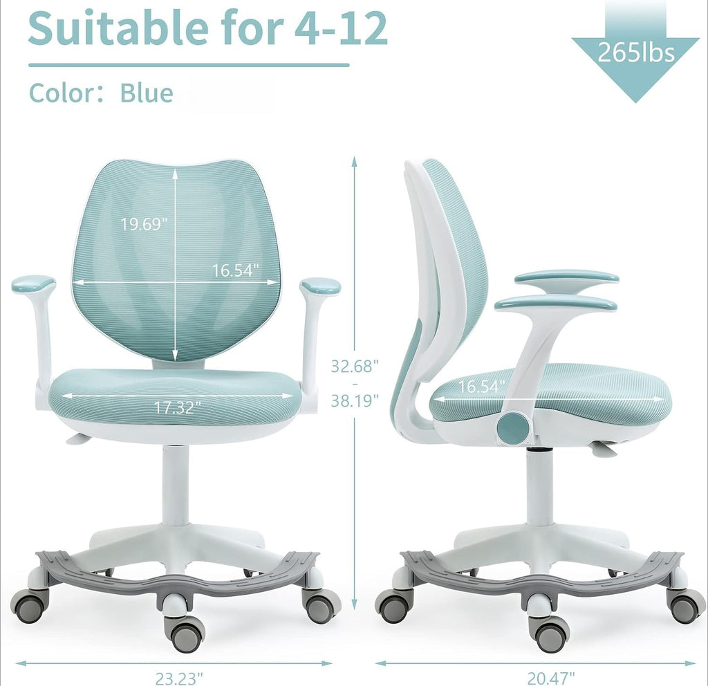 Mesh Ergonomic Kids Swivel Desk Chair